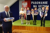 Akademia z okazji pasowania na ucznia oraz DEN - 2023 - Ślubowanie kl.1