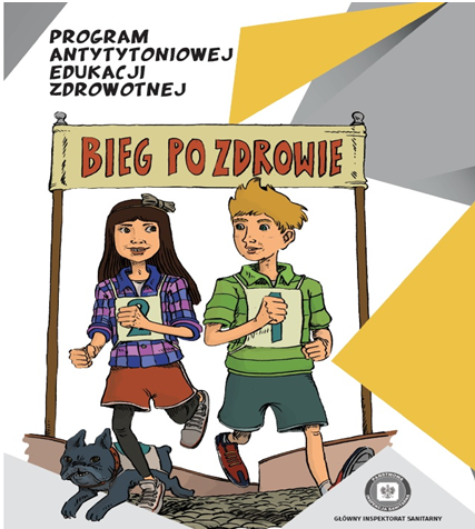 Plakat do programu Bieg po zdrowie