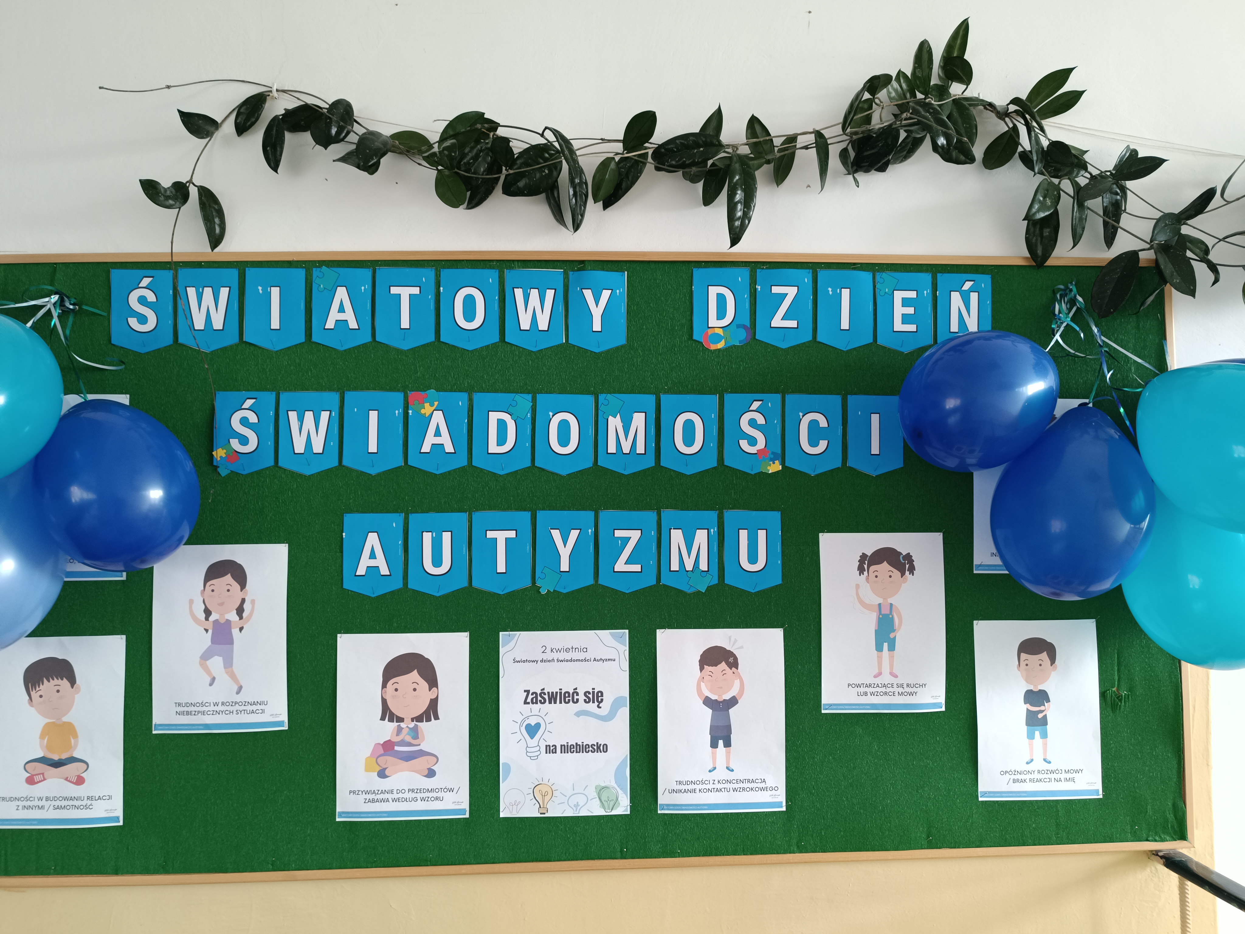 gazetka szkolna z informacjami na temat autyzmu
