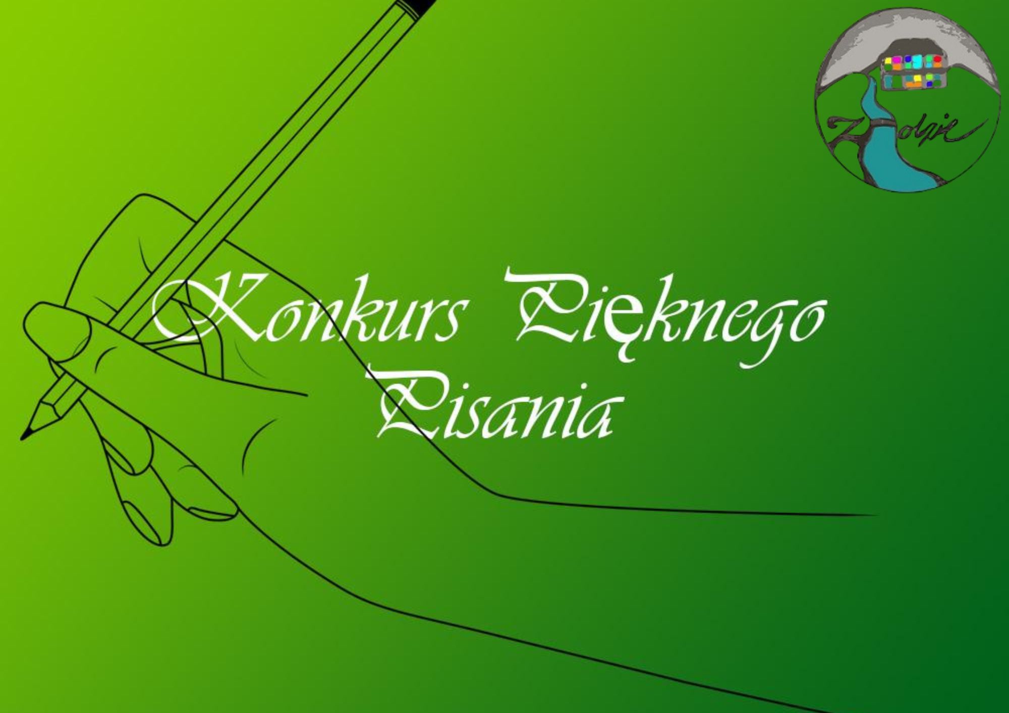 napis konkurs pięknego pisania