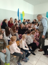 Zajęcia przyrodnicze z panem Andrzejem Pająkiem