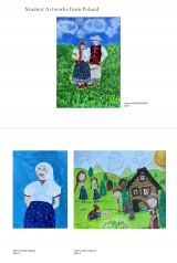 Wystawa w Art Garden Kawasaki w Japonii - prace uczniów Gminy Istebna