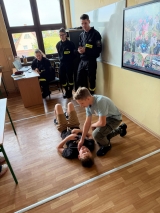 Spotkanie ze strażakami z OSP Istebna- Zaolzie Spotkanie ze strażakami z OSP Istebna- Zaolzie